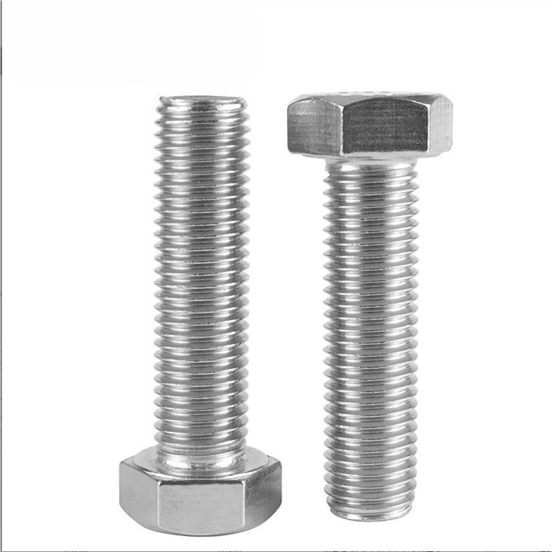 M6 M8 M10 M12 M24 SUS316 304 Stainless Steel A2 A7 Auto Fasteners Hex Bolts DIN933