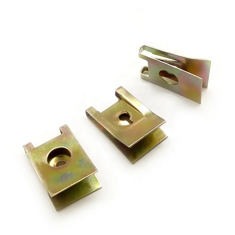 Auto Car Self-tapping Screw Metal U-Type Base Fender Bumper Leaf Board Fastener Grommet Clip