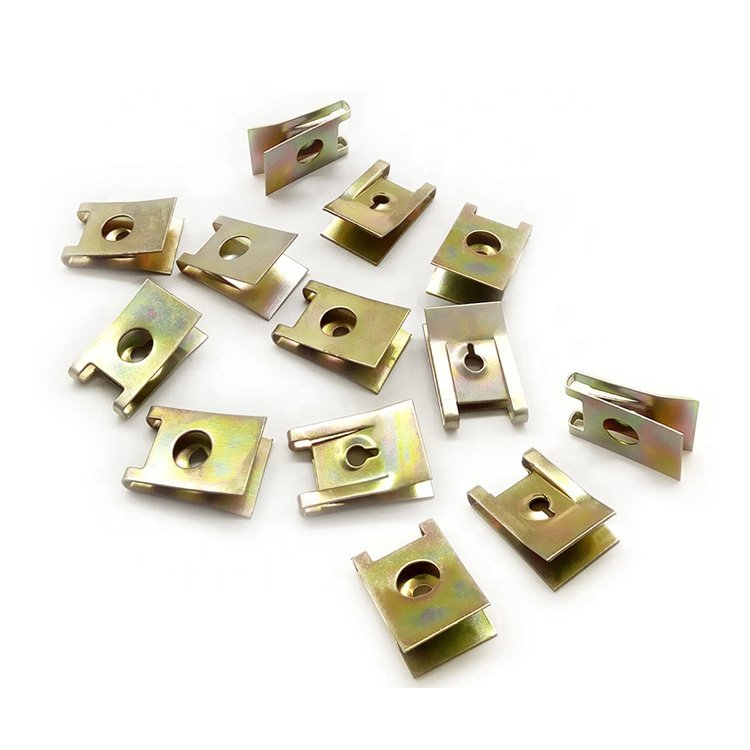 Auto Car Self-tapping Screw Metal U-Type Base Fender Bumper Leaf Board Fastener Grommet Clip