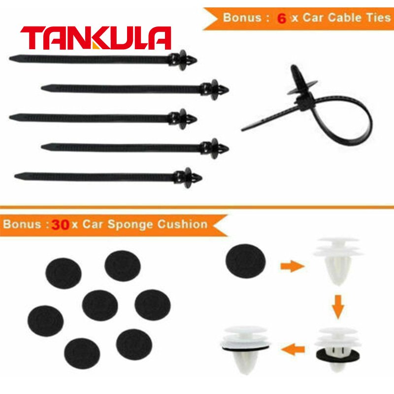 Factory Price 721Pcs Different Sizes Bumper Clips Auto Fastener & Clip Pin Rivet Bumper Kit