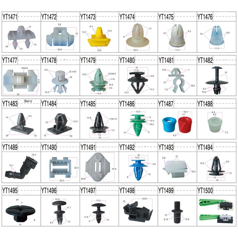 Rainbow Automotive Clips and Fasteners Wholesale Car Body Clips