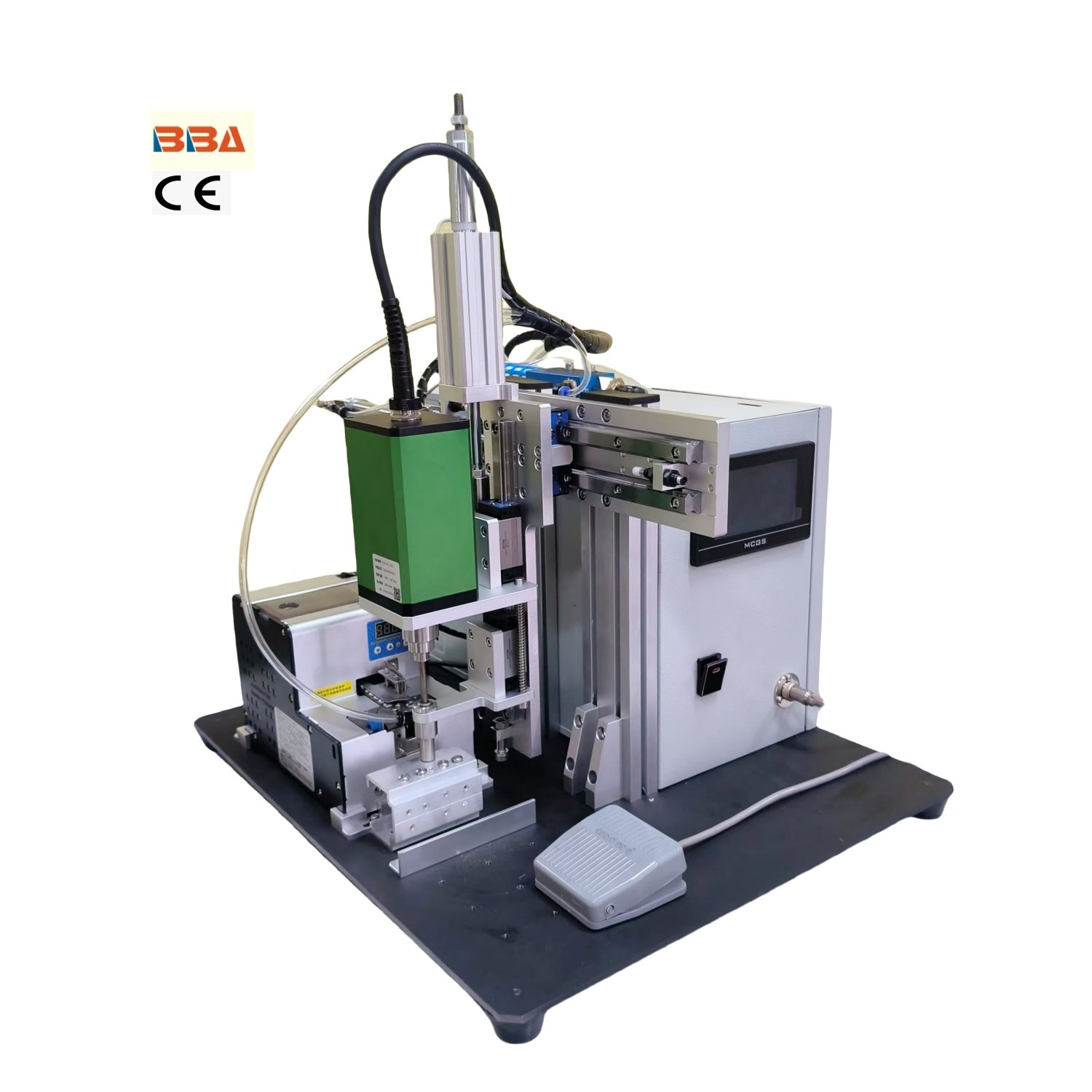 BBA semi auto screwdriver machine auto screw assembly screw feeder aluminum profile screwing machine servo motor screwdriver