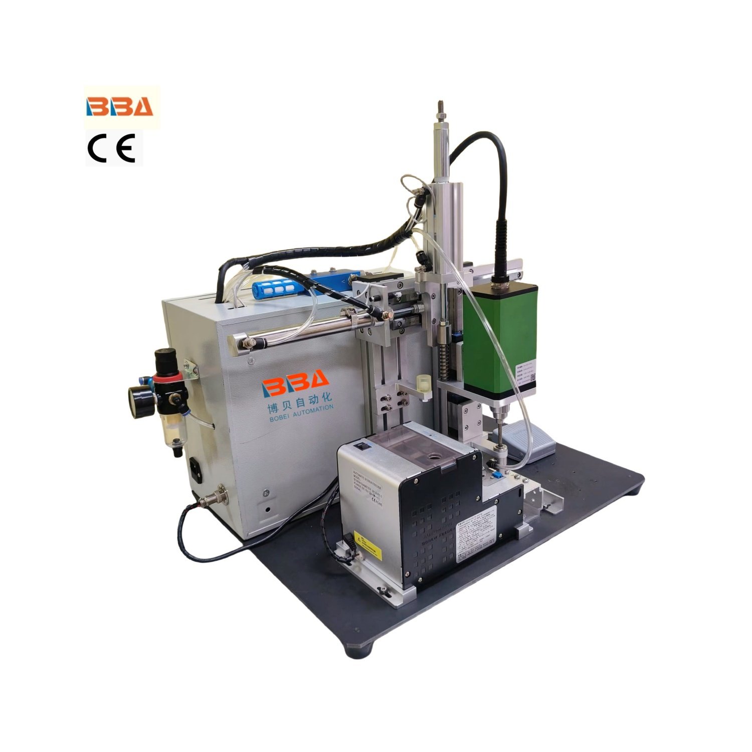 BBA semi auto screwdriver machine auto screw assembly screw feeder aluminum profile screwing machine servo motor screwdriver