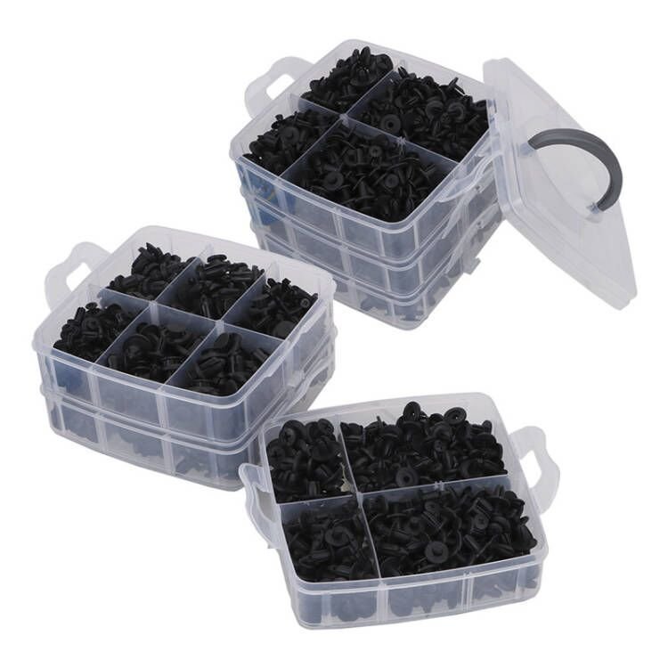 Hot Sale 630Pcs Car Body Plastic Push Pin Rivet Fasteners Trim Panel Moulding Auto Clips
