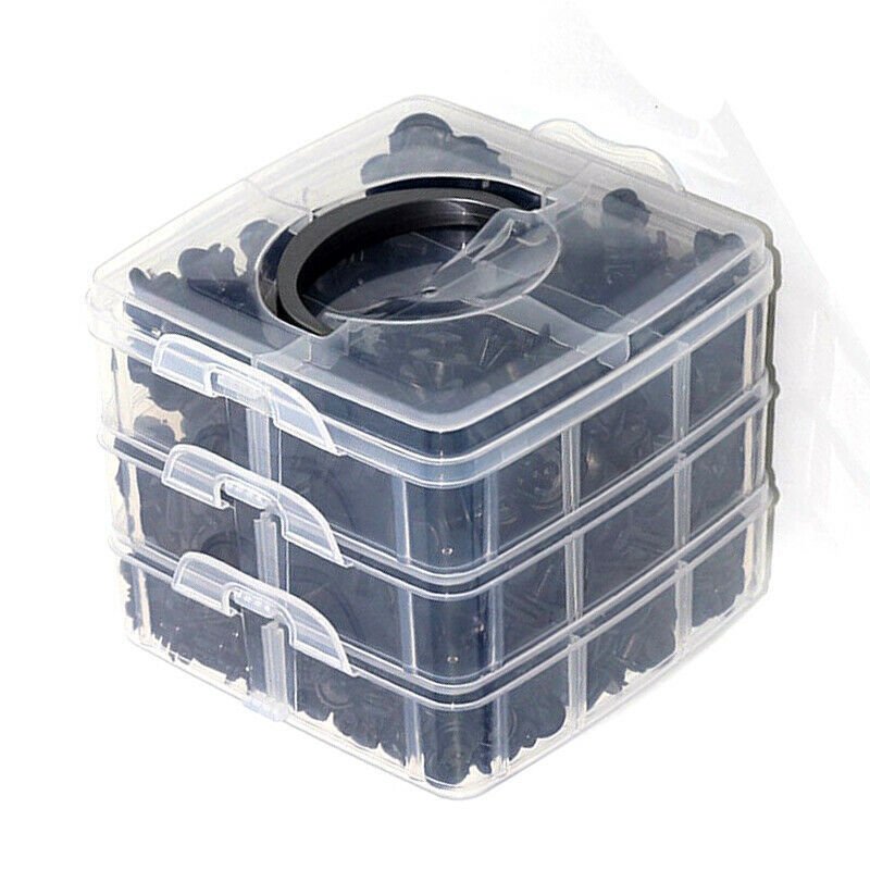 Hot Sale 630Pcs Car Body Plastic Push Pin Rivet Fasteners Trim Panel Moulding Auto Clips