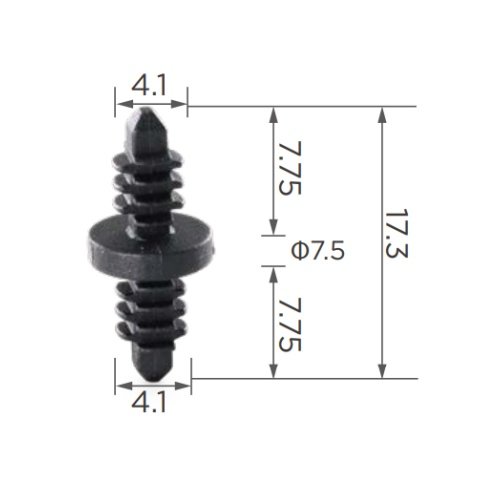 #AD002 High Quality Universal Auto Clips and Plastic Fasteners Auto Clip Plastic Fastener