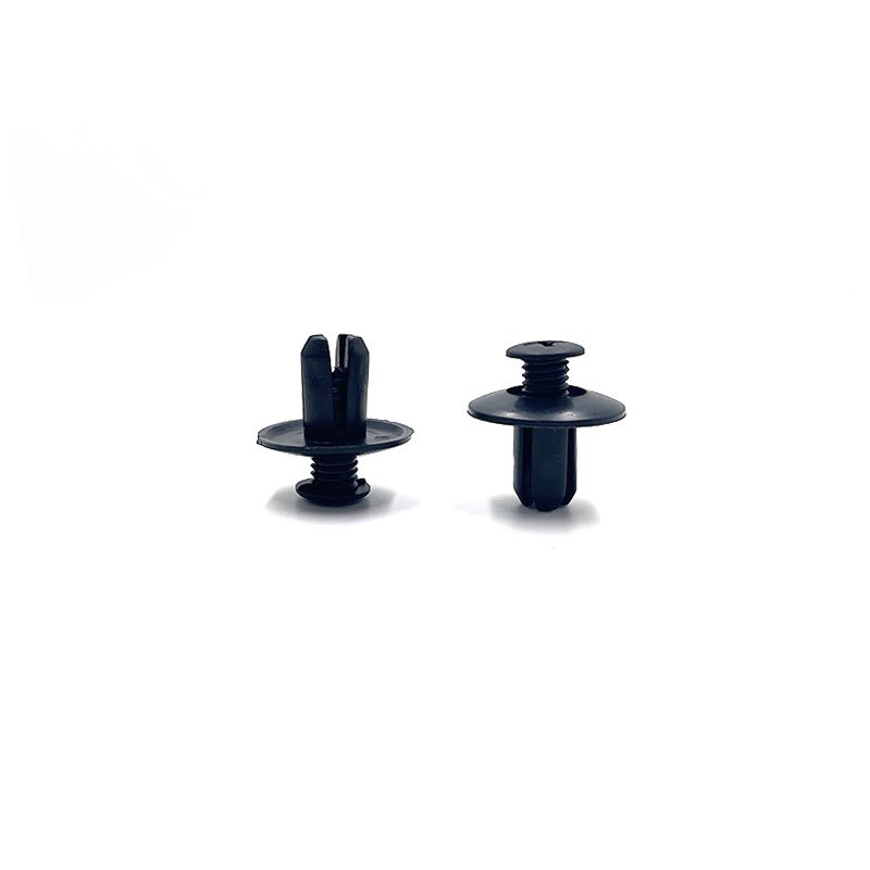 Auto Plastic Fasteners Rivet Black Retainer Clip Fastener Automobile Rivet Car Clip 100pcs/Bag