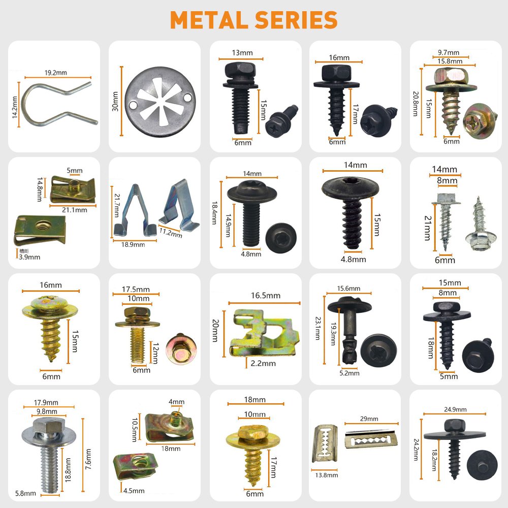 Wholesale QGC-B468 auto fastener & clip nylon plastic car door panel clips supplier