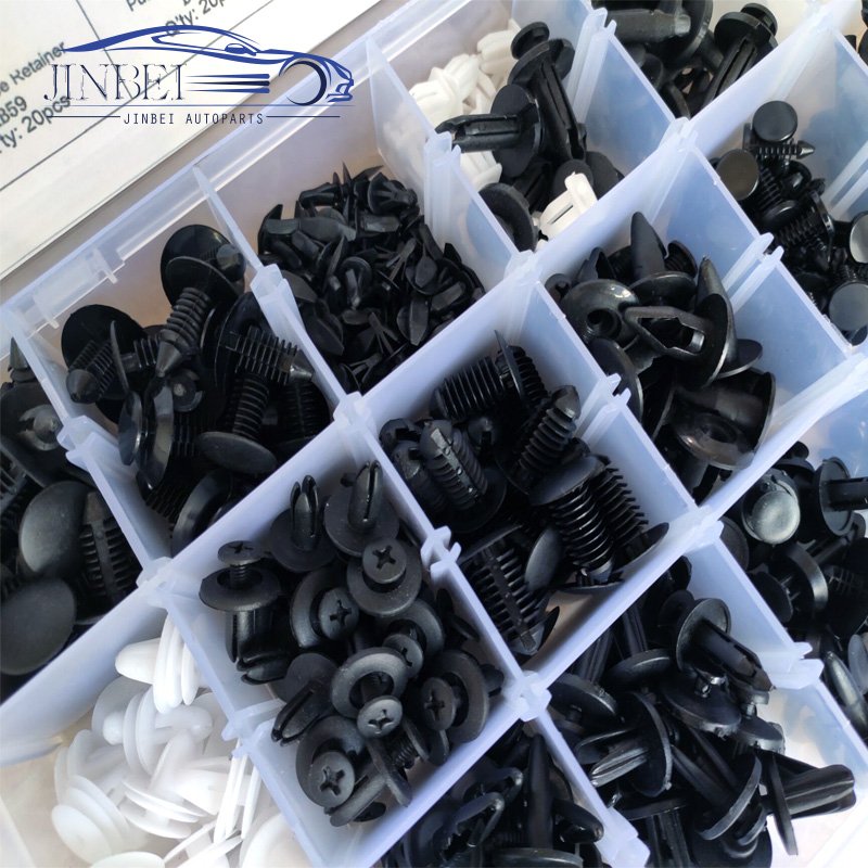 415pcs push-type fastener sssortment auto fasteners assorted car clips set Auto Plastic Body Clips Fasteners For Car Assorted