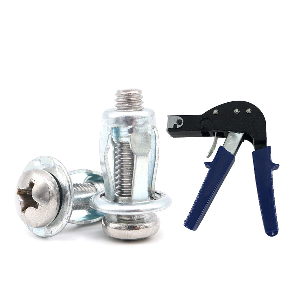 Factory Wholesale Spot Carbon Steel Jack Nut Hollow Lantern Nut Cross Recessed Fixed Expansion Screw Petal Nut