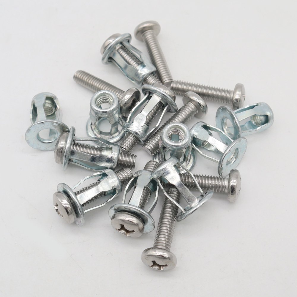 Factory Wholesale Spot Carbon Steel Jack Nut Hollow Lantern Nut Cross Recessed Fixed Expansion Screw Petal Nut