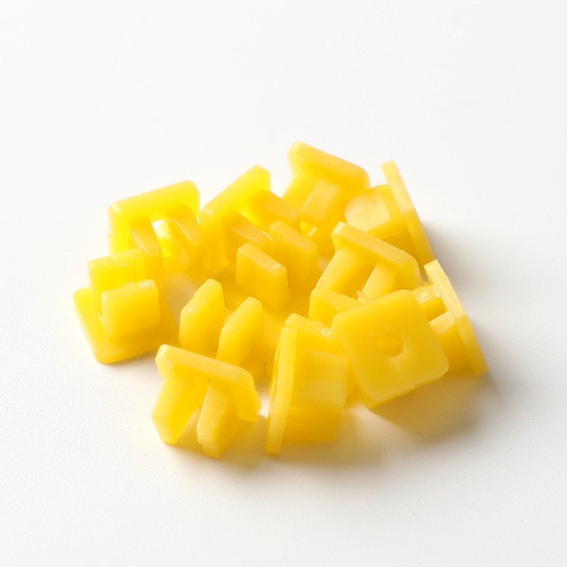 Car Styling Fixed Yellow square Screw Grommet Nut Screw Dashboard Headlight Grille Fixing Retainer Plastic Snap in Fastener Clip