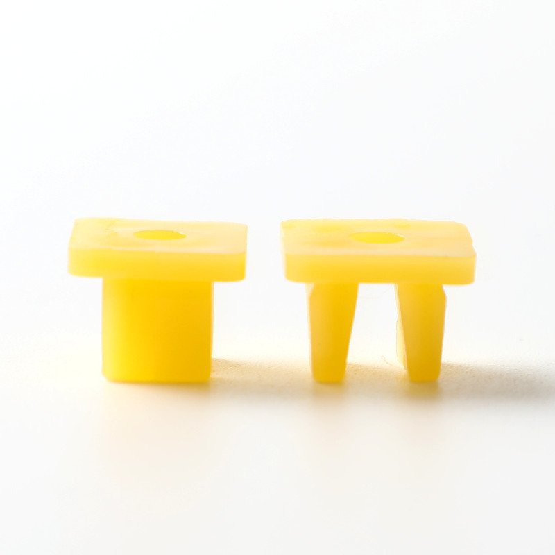 Car Styling Fixed Yellow square Screw Grommet Nut Screw Dashboard Headlight Grille Fixing Retainer Plastic Snap in Fastener Clip