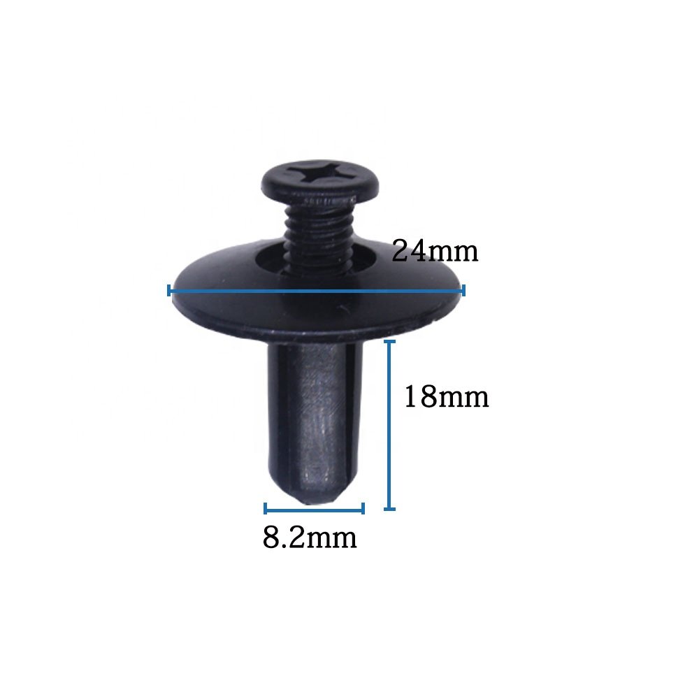 Factory Supply Plastic Rivets Fastener Fender Car Bumper Push Clips Auto Plastic Clips and Fasteners Plastic Fasteners