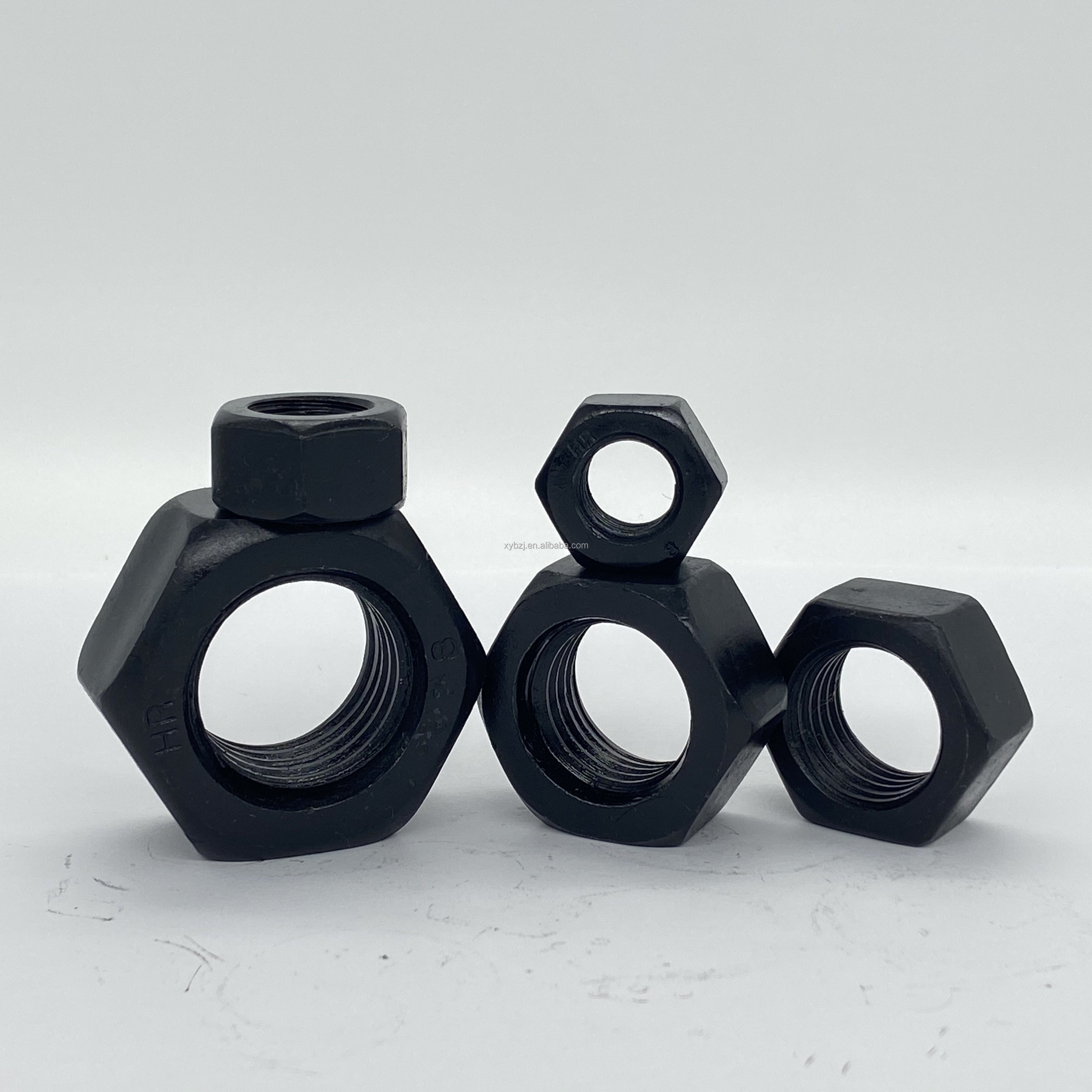handan xingye fastener manufactory UNC perno negra tuerca acero hex bolt and nut bsw roofing bolts with square nuts