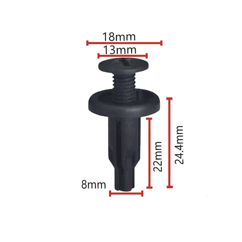 Universal Auto Parts Plastic Fastener and Clips Fender Liner Bumper Push Rivet Retainer Fastener for Honda 90505-SM4-003
