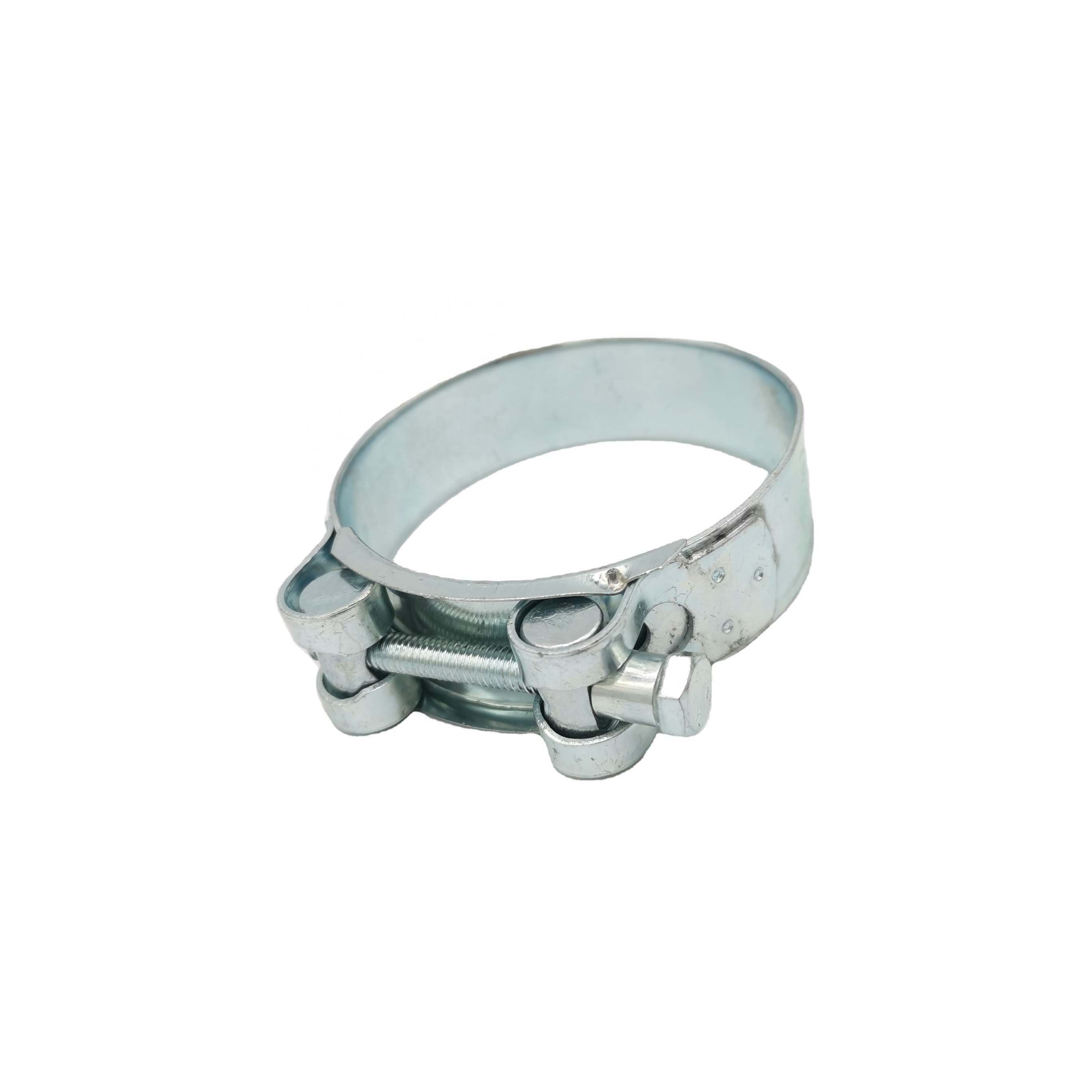 Galvanized Iron Heavy Duty Hose Clamps T Bolt Adjustable Pipe Clamps Hardware Fasteners Europe Style Clamps Clip Manufacturer