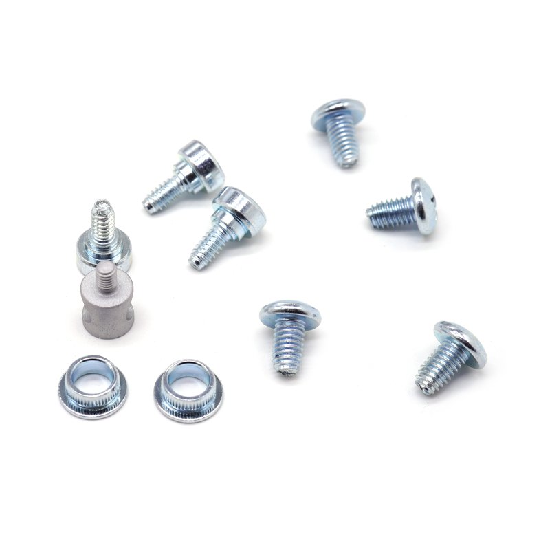 Fastener Components Custom Aluminum Stainless Steel Brass Screws Shafts Bolts Nuts Pins for Auto Parts