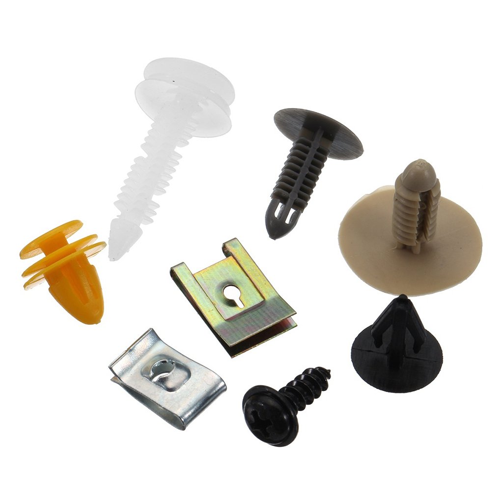 Different Types Plastic Car Auto Fasteners Door Fender Plastic Rivet Screws Fasteners