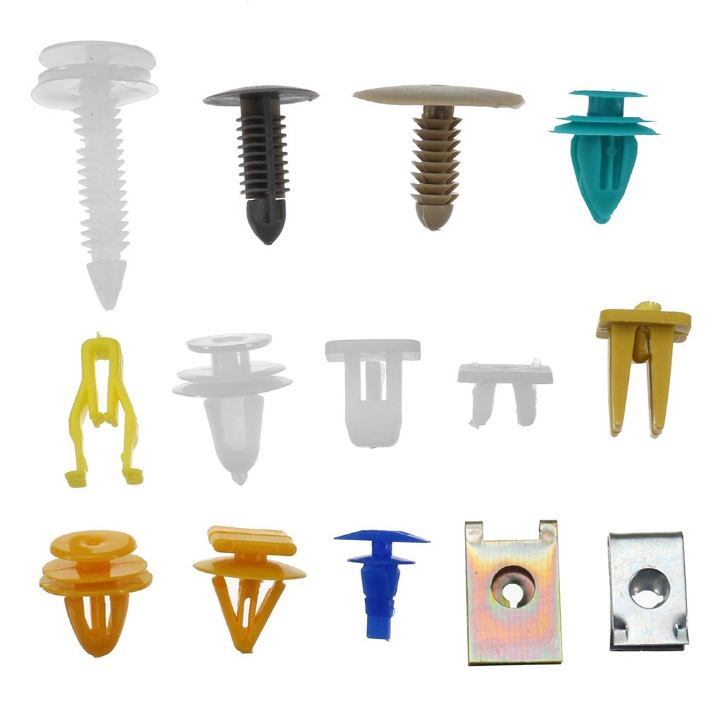 Different Types Plastic Car Auto Fasteners Door Fender Plastic Rivet Screws Fasteners