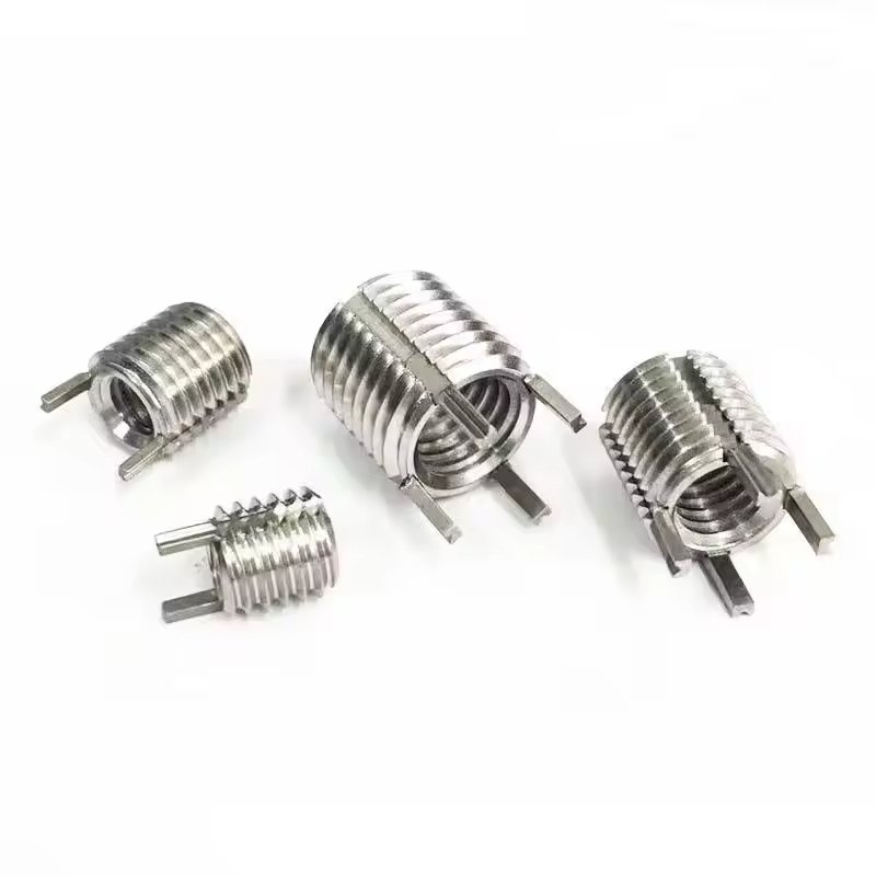 Custom Size Auto Fastener Clip Inconel Wire Thread Insert Stainless Steel Lightweight Threaded Bolt Inserts
