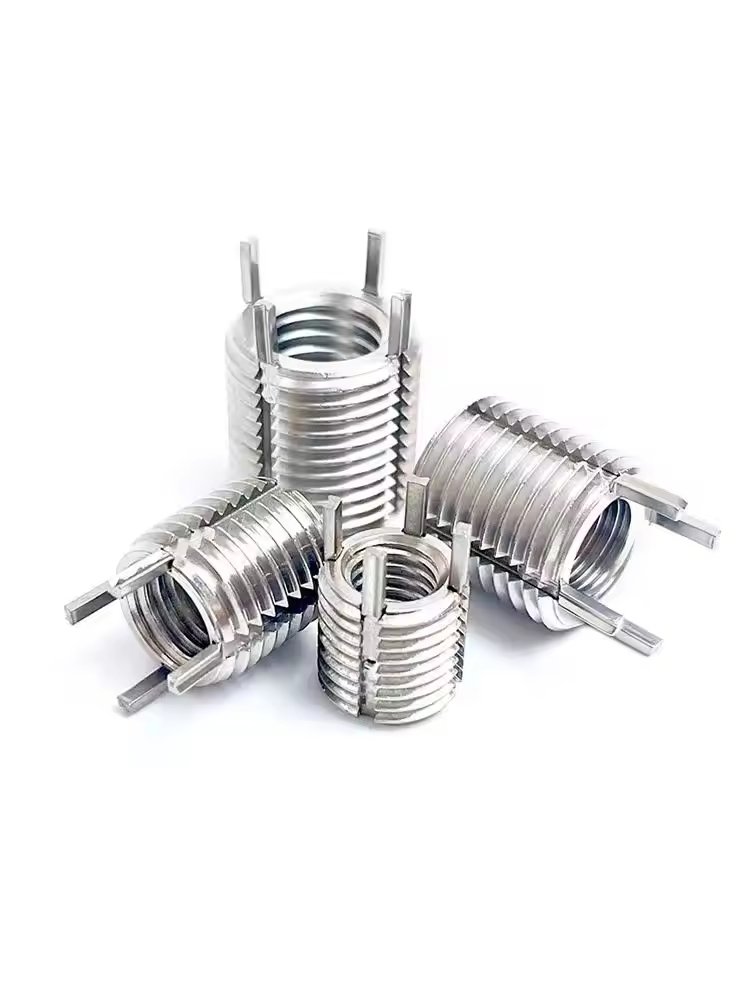 Custom Size Auto Fastener Clip Inconel Wire Thread Insert Stainless Steel Lightweight Threaded Bolt Inserts