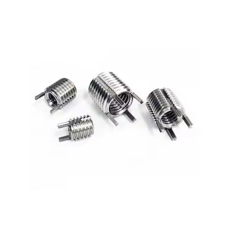 Custom Size Auto Fastener Clip Inconel Wire Thread Insert Stainless Steel Lightweight Threaded Bolt Inserts