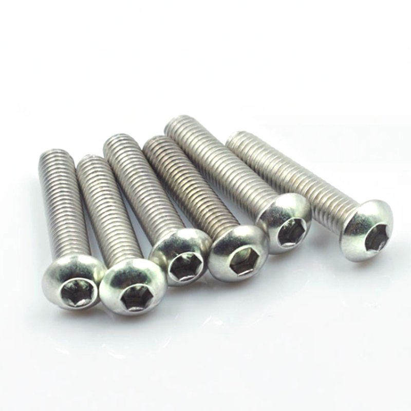 Taily Factory Wholesale Stainless Steel ISO 7380 Hexagon Socket Allen Round Button Head Screws