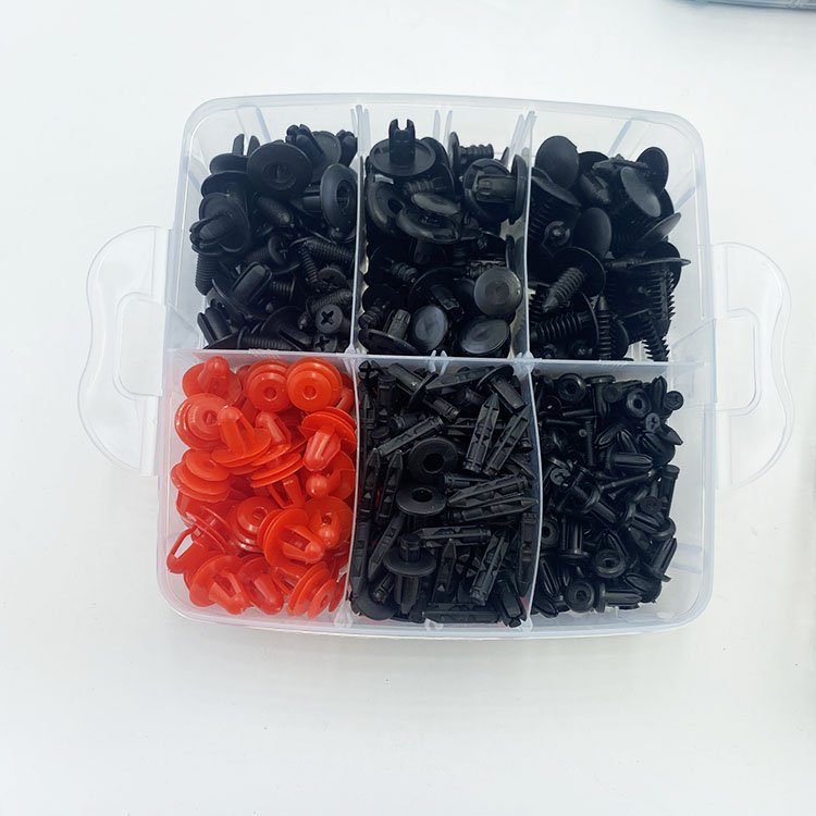 725PCS 23 kinds Car Clips Bumper Clips Shield Retainer Clips Plastic Rivets Automotive Push Pins Assortment Tree Fasteners