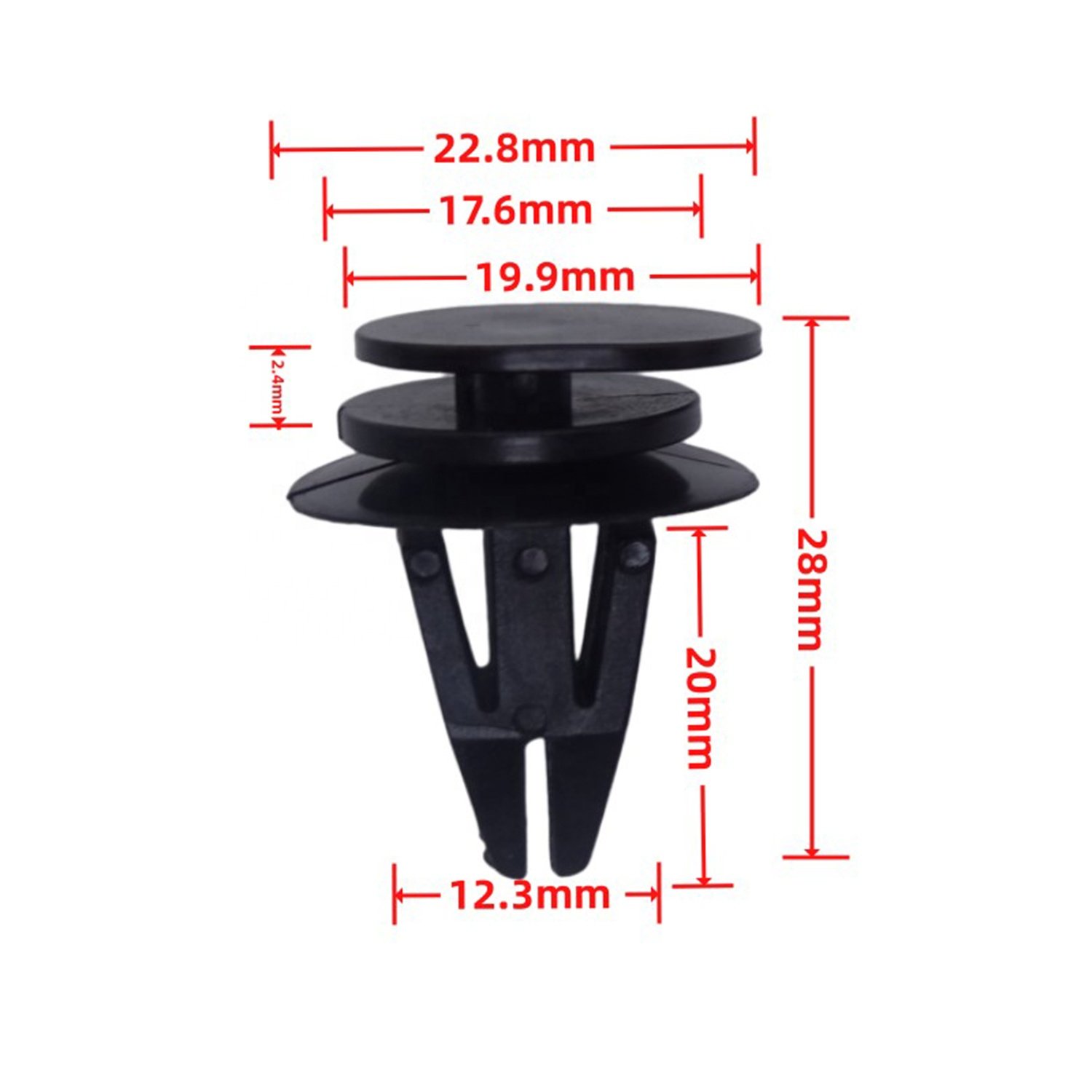 Car door panel clip guard plate fixing clip bumper fastening clip for BMW