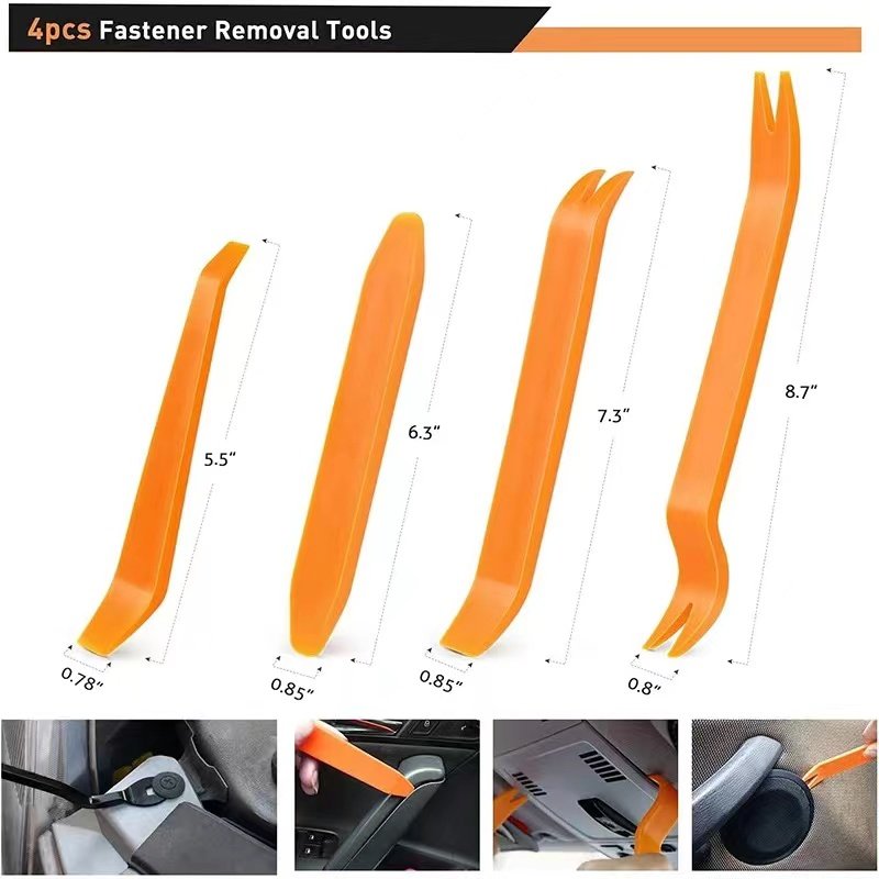 240 Piece Car Fixer Expansion Screw Replacement Kit Bumper Push Rivet Clip with 5 Piece Fastener Remover High Quality