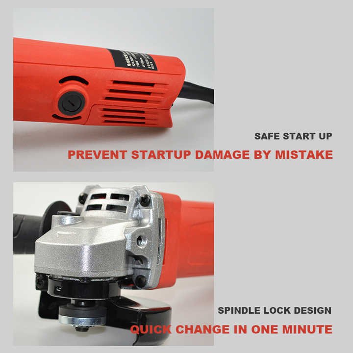 110V/220V Electric Variable Speed Angle Grinder Polisher Machine Power Tools
