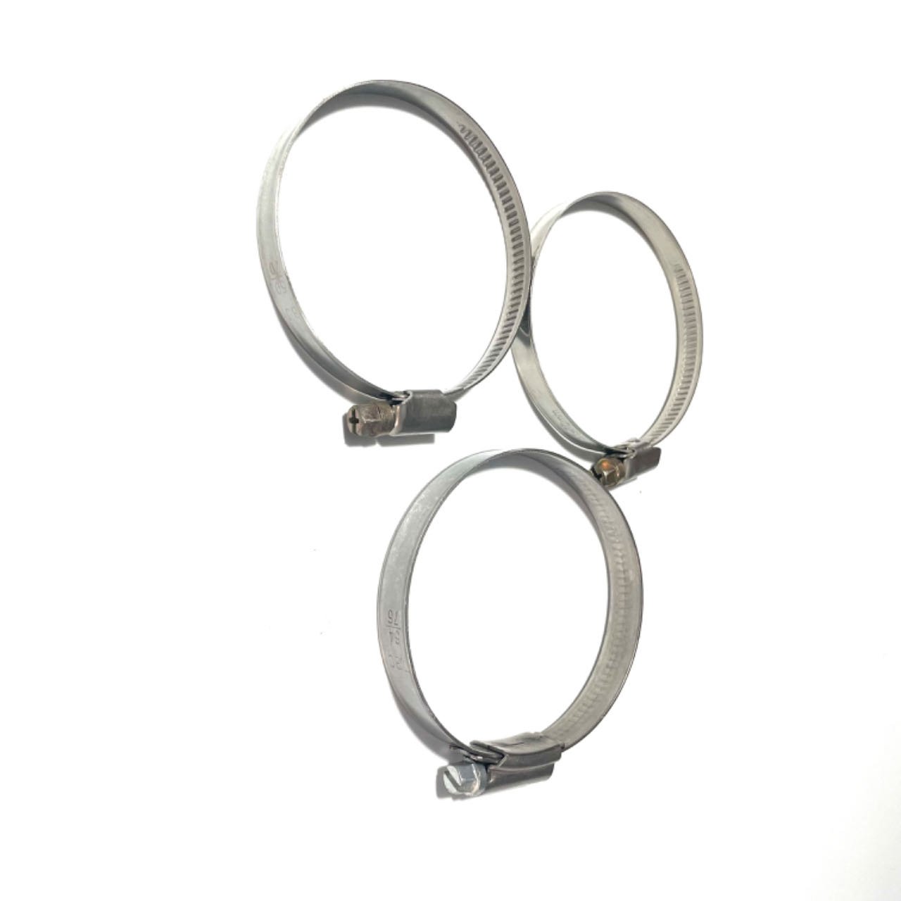 Factory Wholesale Customizable Adjustable Zinc Plated American Type Hose Clamp for Automotive Silicone Rubber Hose