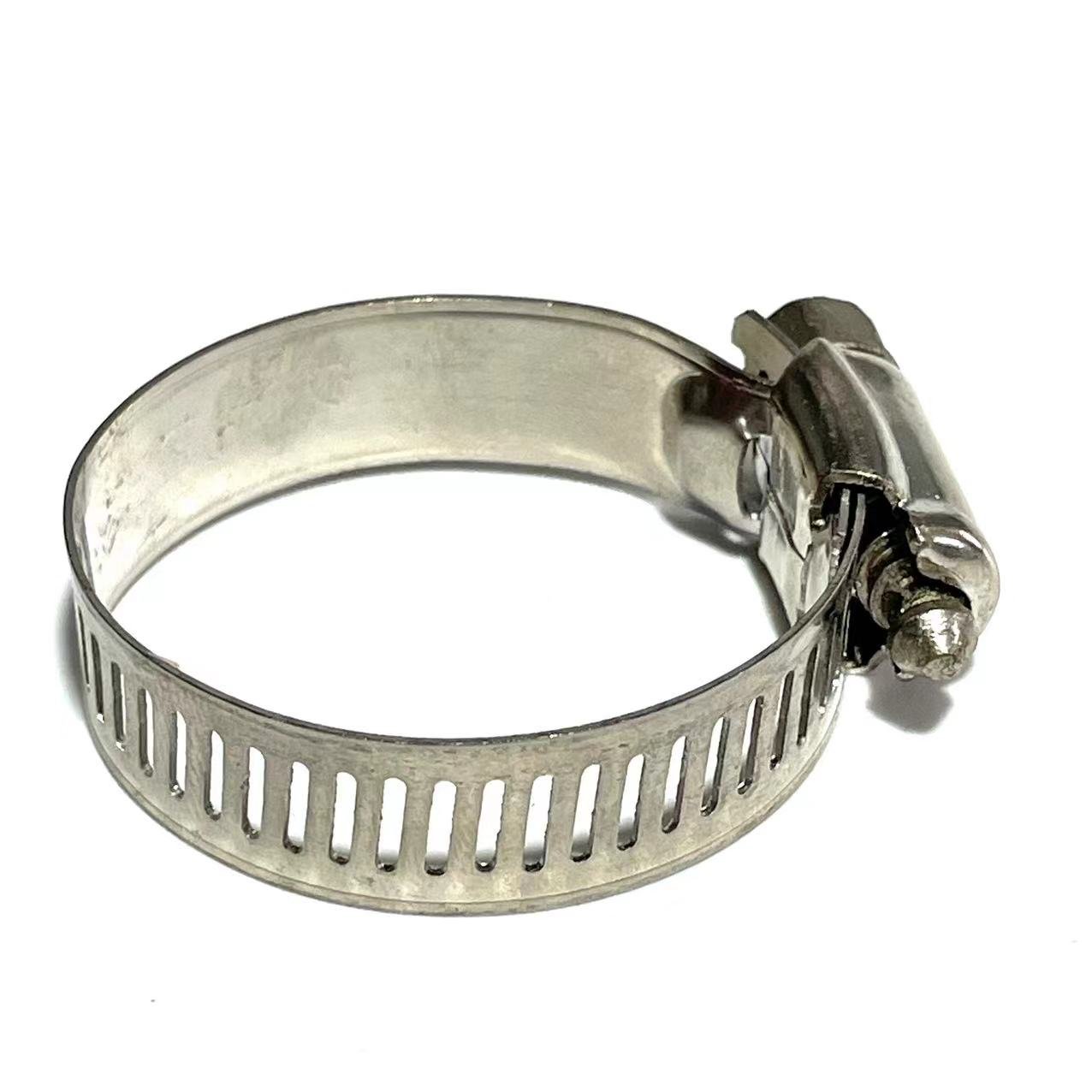 Factory Wholesale Customizable Adjustable Zinc Plated American Type Hose Clamp for Automotive Silicone Rubber Hose