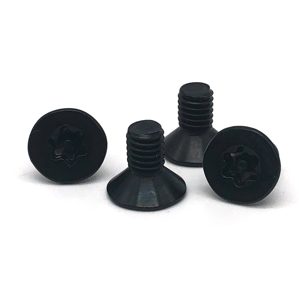 CNC Custom Carbon Steel 10.9 Black Oxide Torx Screws T25 Low Head Shoulder Screw M5 M6 for Manufacturing Cooling Systems