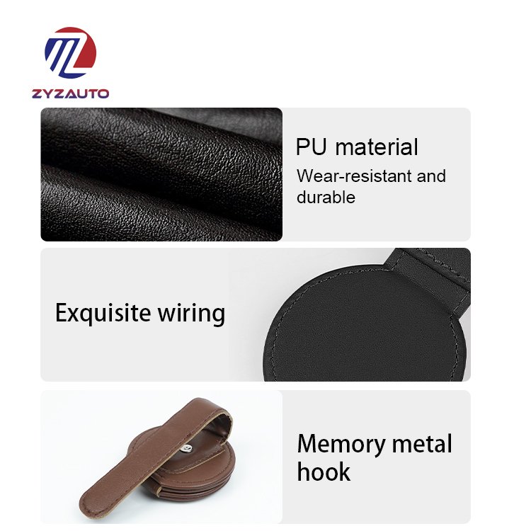 ZY Universal Car Auto Sun Visor Glasses Box Sunglasses Clip Card Ticket Holder Stand Fastener Pen Case Eyeglasses Holder