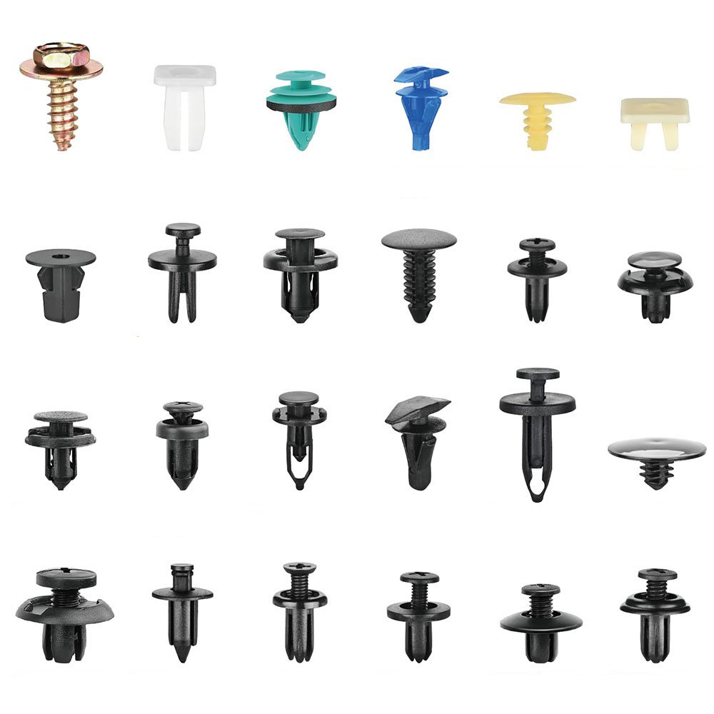Auto Fasteners Assortment Fender Bumper Clips Auto Fastener & Clip for Cars Plastic Push-Type Rivets Nylon Bumper Fender Rivets