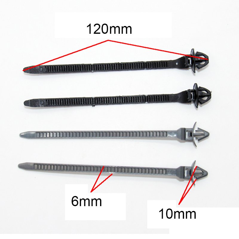 Plastic Car Clip Manufacturer Auto cable wire fasteners clips plastic self locking nylon cable tie
