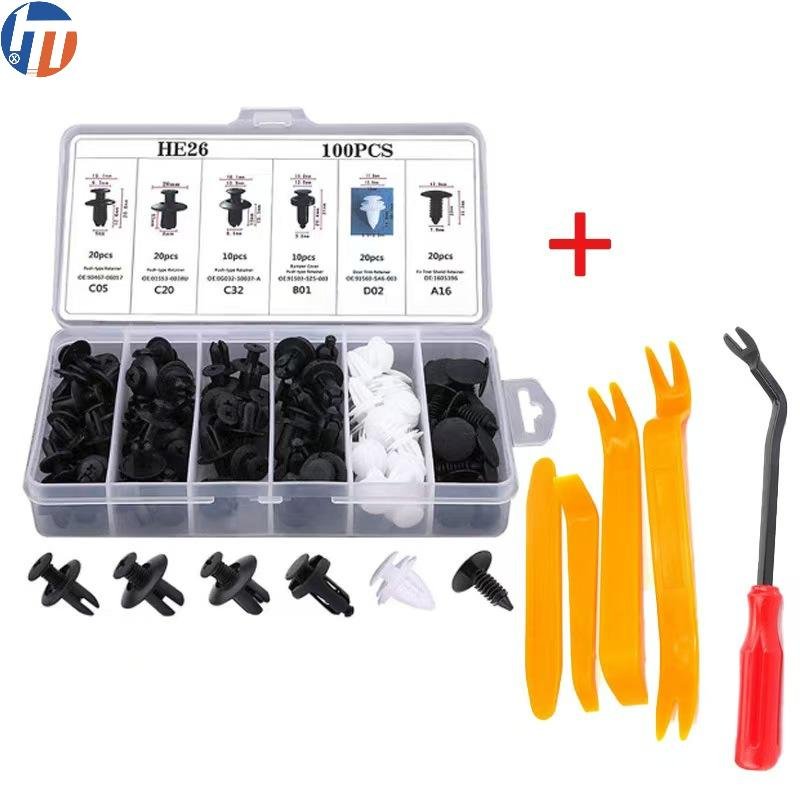 Car Bumper Leaf Panel Inner Lining Fender Fasteners Clips AUTO 8MM