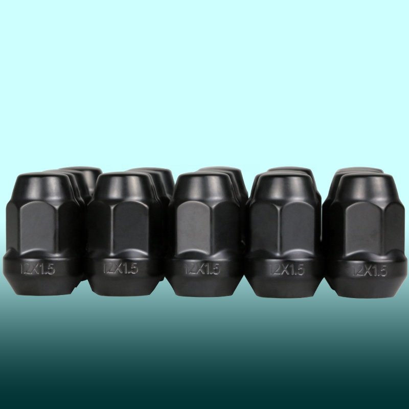 Factory Direct Sales Quick Shipping M12 Nylon Insert Lock Nut Stainless Steel 304 Black Zinc Plated Wheel Nut