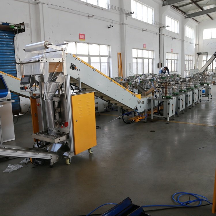 Feiyu Automatic Fastener Screw Bagging Packing Bagger Mixed Packaging Machine with Vibrating Feeder