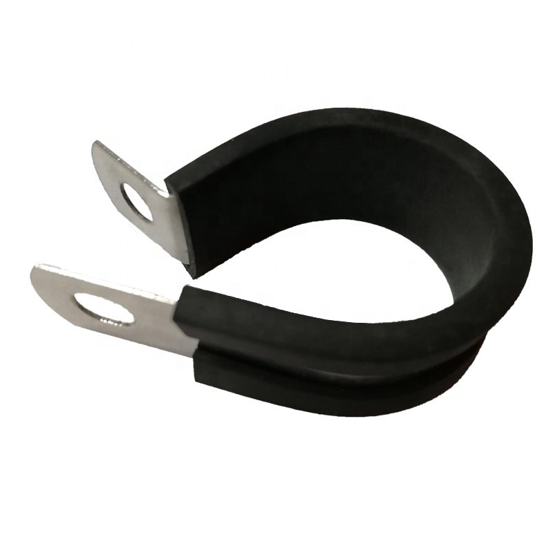 20mm Customized R Shape Cable Clamp W5 Metal Auto Clip Quick Fist Rubber Hose Clamp