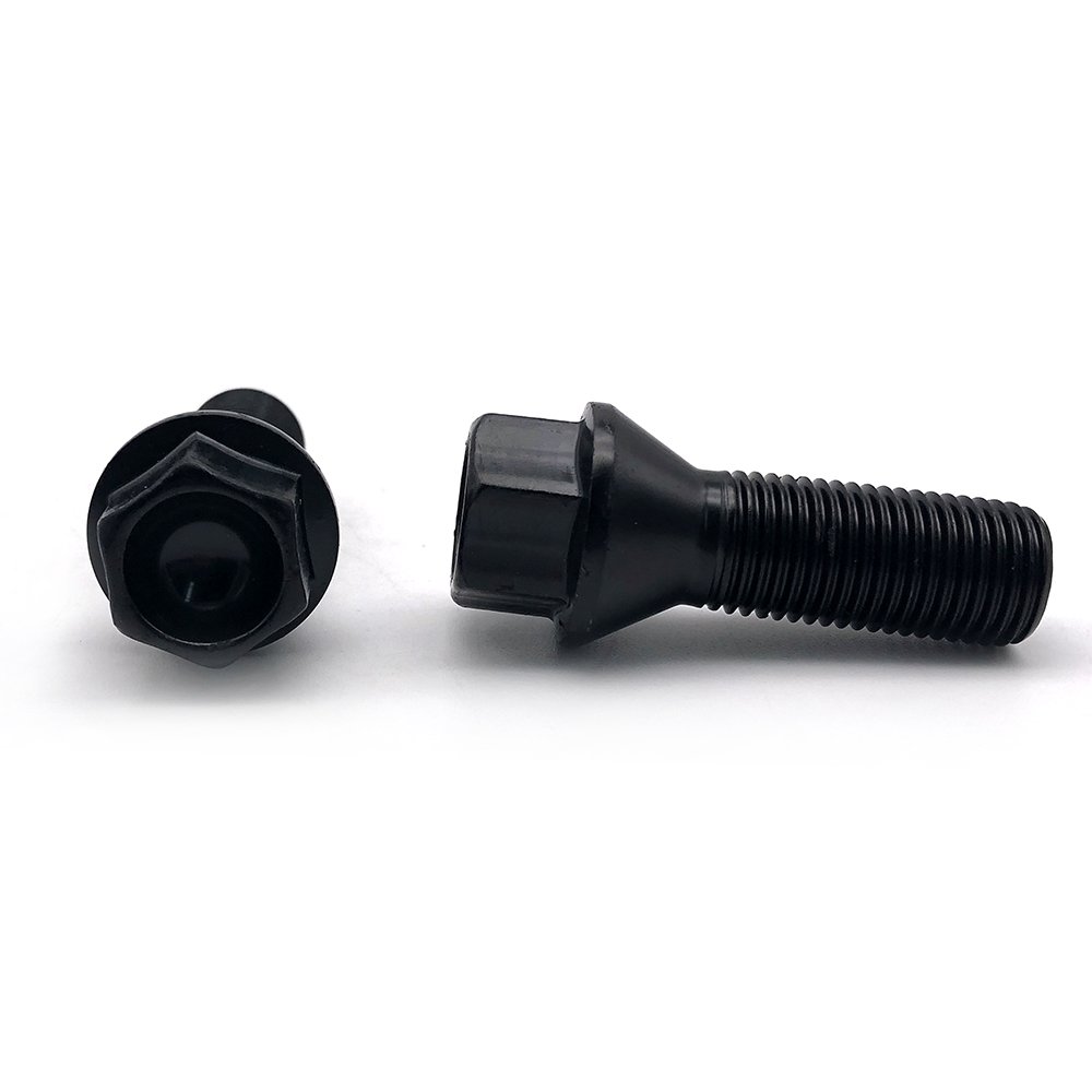 Custom Design Car Parts Wholesale Chrome Locking Bolts Thread Stainless Steel M6x20 Wheel Bolt Screw for Car Wheel