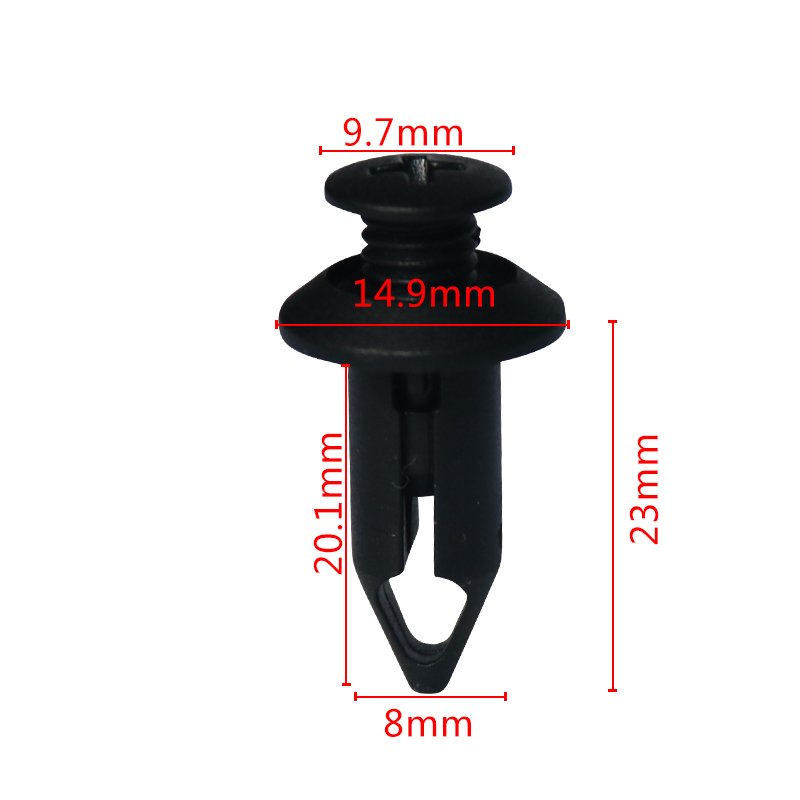 04612 Factory Supply Plastic Push in Fastener for Cars Auto Plastic Clips and Fasteners Auto Body Clips Plastic Rivets