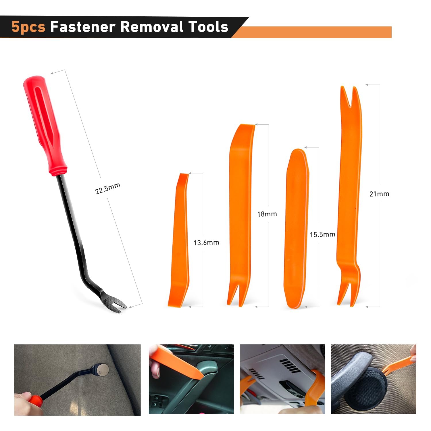 C0871 Car Retainer Clips 1115PCS Auto Fasteners Kit 32 Sizes Fender Retainer Clips Car Rivet Clips Kit with 1 Fastener Remover