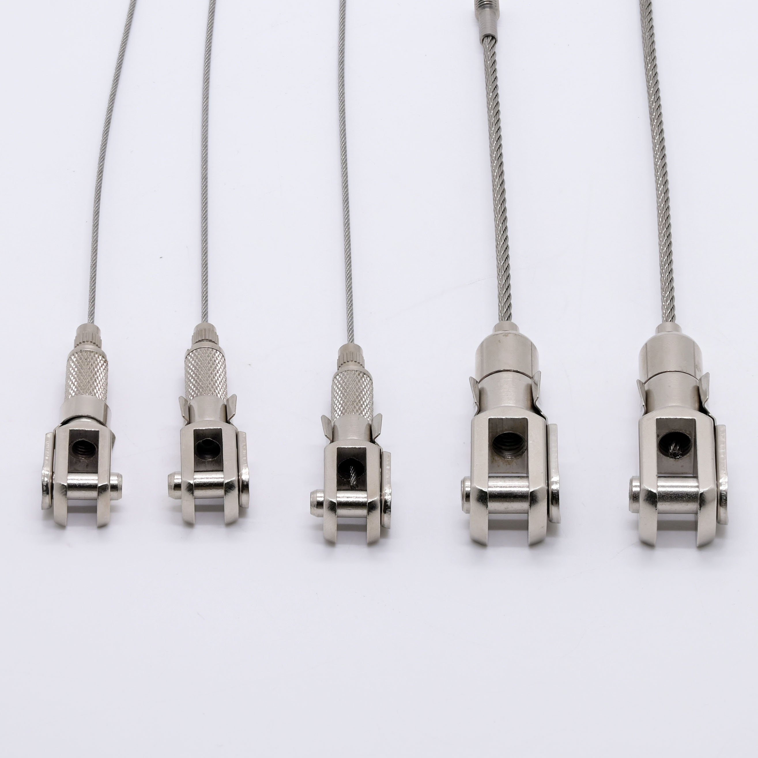 OEM custom lighting fitting ceiling suspension hanging kit quick and easy fastening adjuster cable gripper