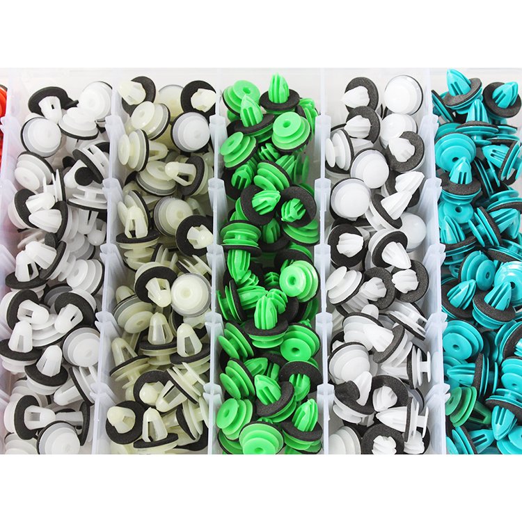 Most Popular Sizes Auto Push Pin Rivets Set Car Push Retainer Clips & Plastic Fasteners Kit Plastic Clips for Cars