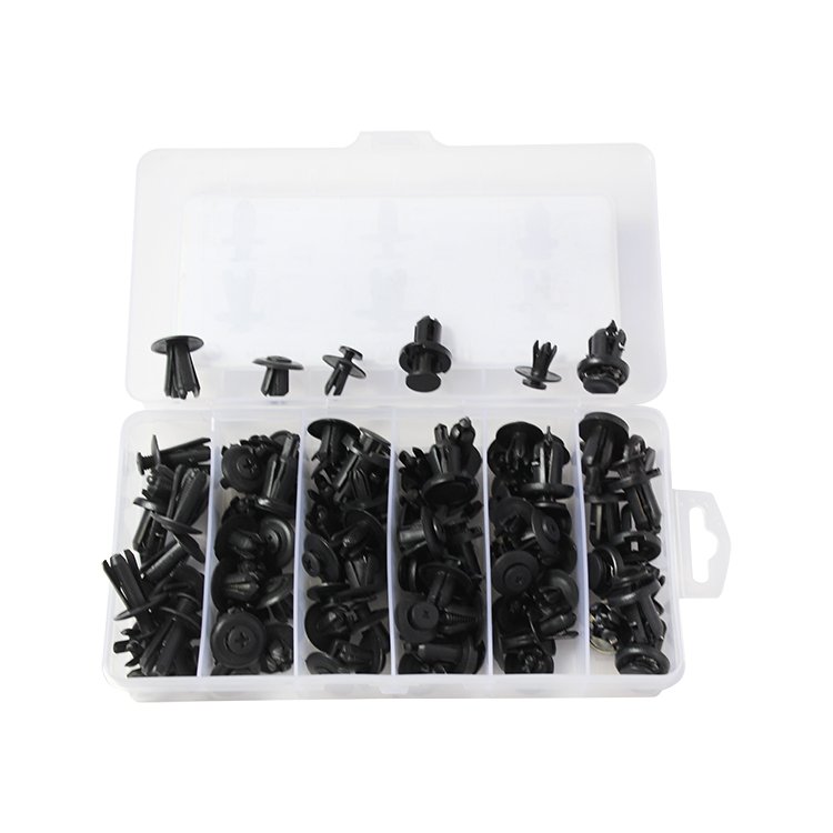 Most Popular Sizes Auto Push Pin Rivets Set Car Push Retainer Clips & Plastic Fasteners Kit Plastic Clips for Cars