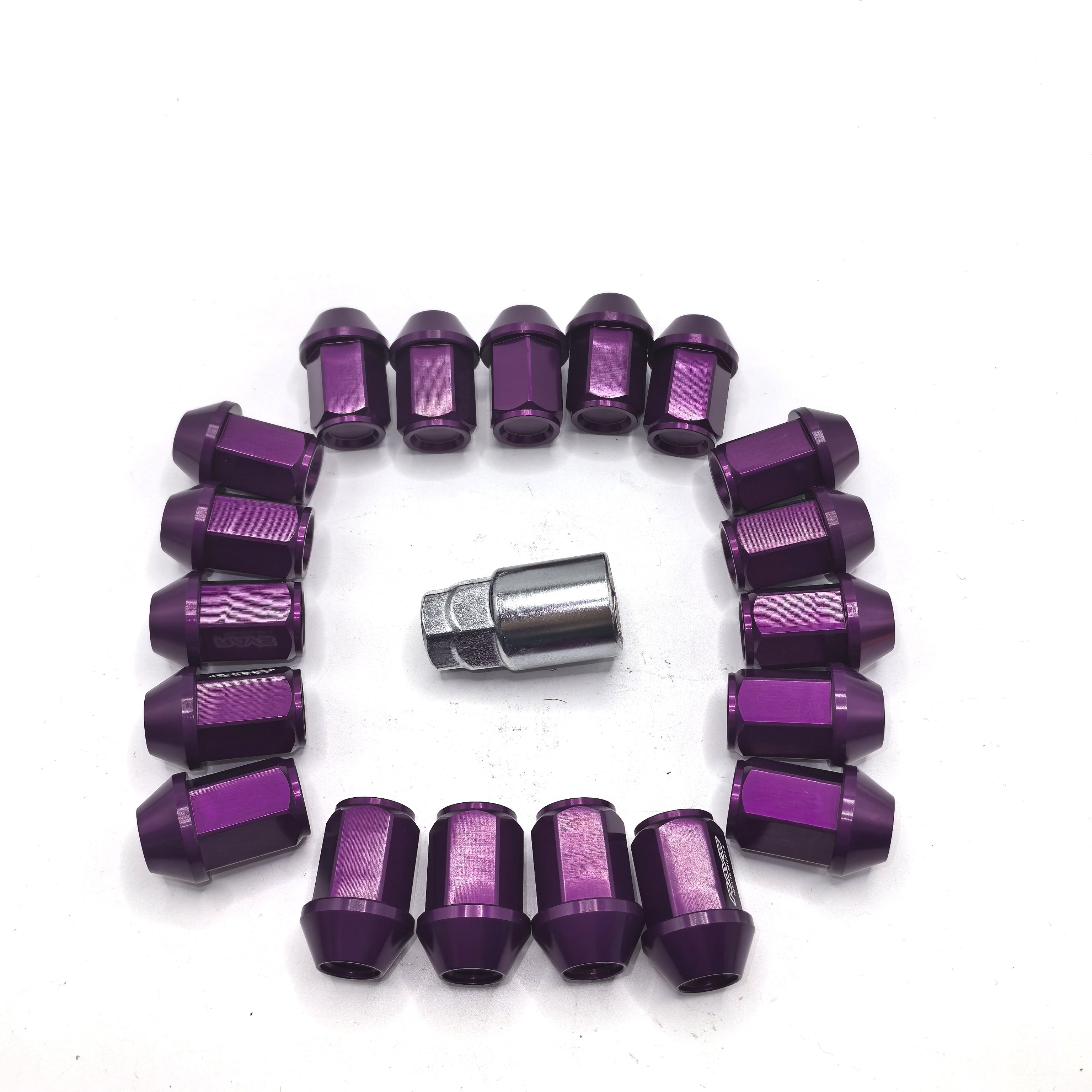 New Purple 12x1.5x35mm High-Performance Aluminum Alloy Wheel Lug Nuts Car Nut Parts For Toyota Mitsubishi Honda