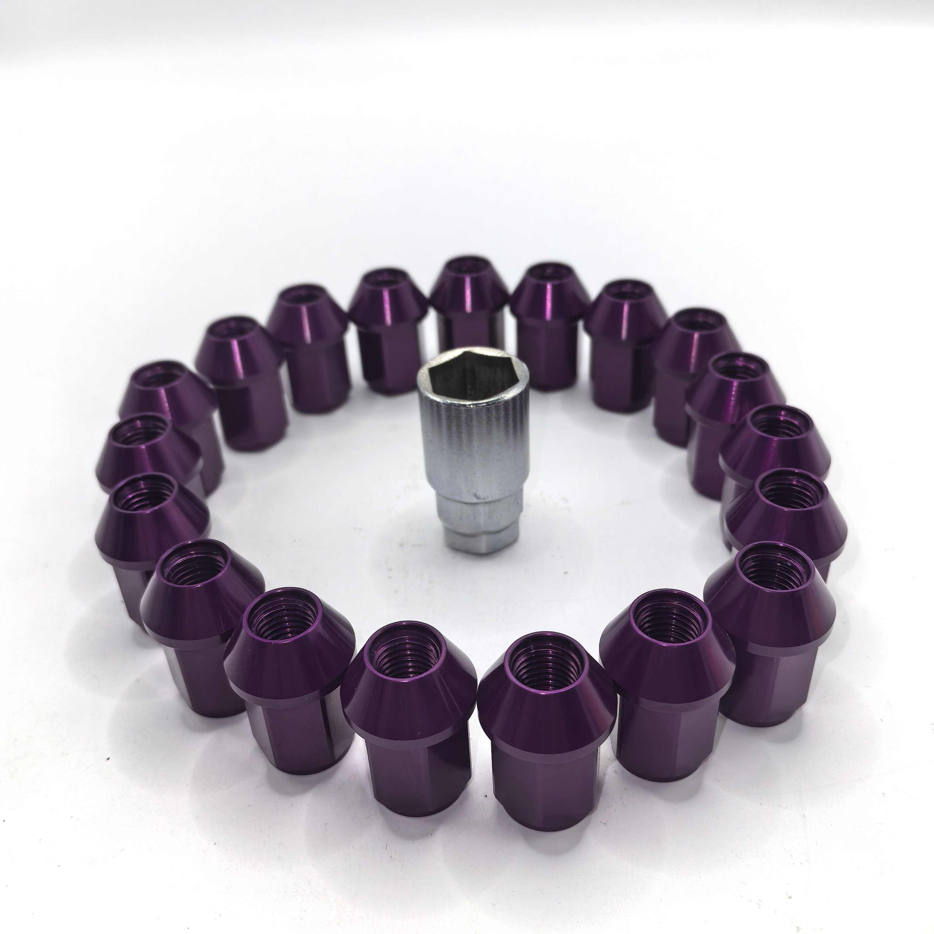 New Purple 12x1.5x35mm High-Performance Aluminum Alloy Wheel Lug Nuts Car Nut Parts For Toyota Mitsubishi Honda